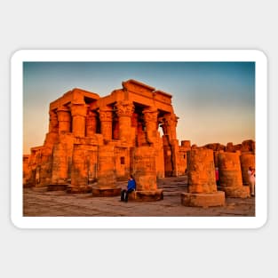 Egypt. Temple of Kom Ombo. Sticker